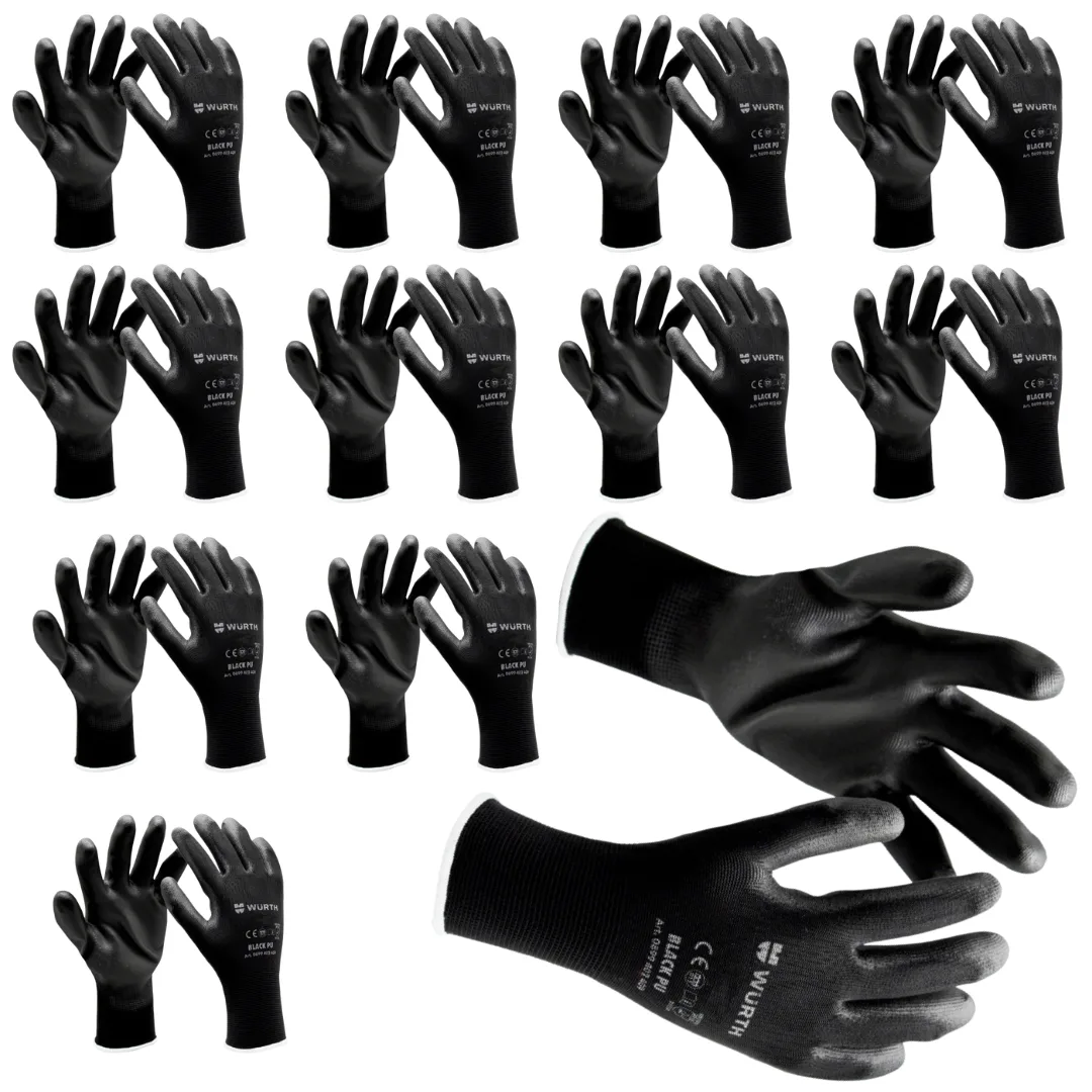 WURTH RĘKAWICE OCHRONNE RED LINE CZARNE ROZMIAR XL/10 12 PAR - Würth | zdjęcie 1 z 2 | 47025_12 | Motofarma.pl