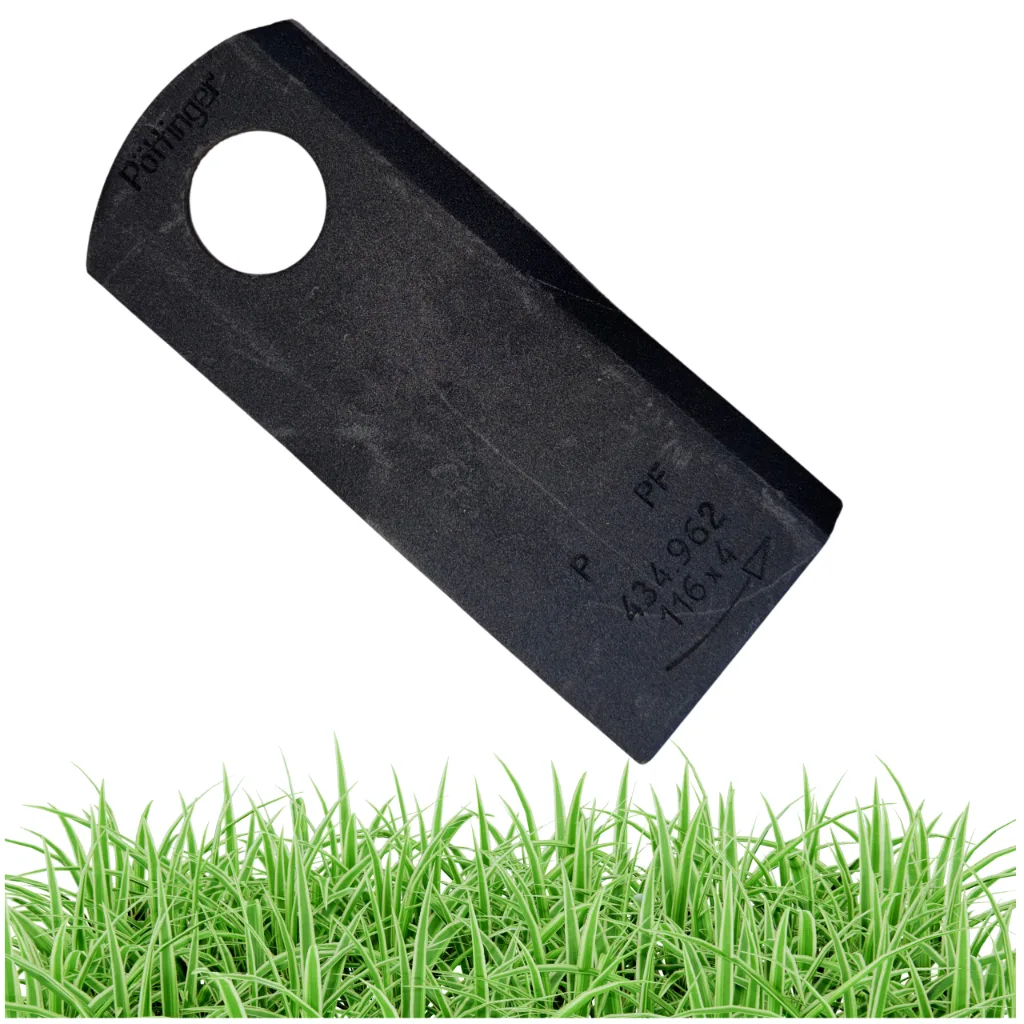 Nożyk KOSIARKI LEWY DURASTAR 116x4mm POTTINGER 434.962 OSTRZE DYSKOWEJ