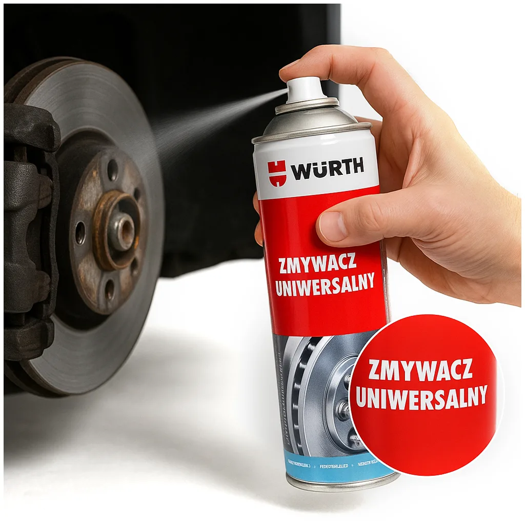 Zmywacz uniwersalny spray 600ml WURTH - zestaw 12 szt