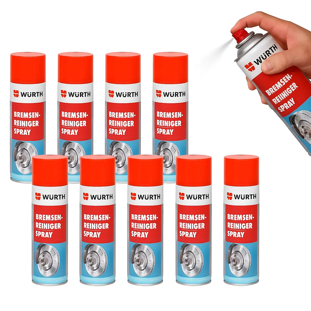 ZMYWACZ UNIWERSALNY SPRAY DO HAMULCÓW 600ML WURTH 12 SZTUK