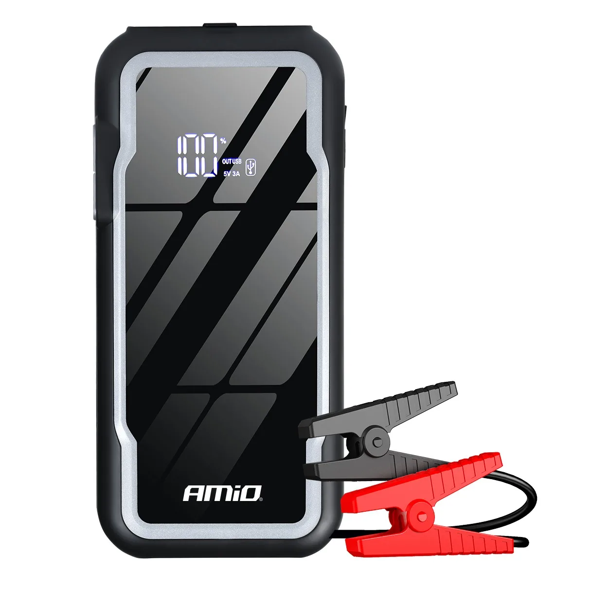 Urządzenie rozruchowe 3w1 booster powerbank latarka LED 12V 12Ah - Amio | zdjęcie 5 z 9 | A04678 | Motofarma.pl