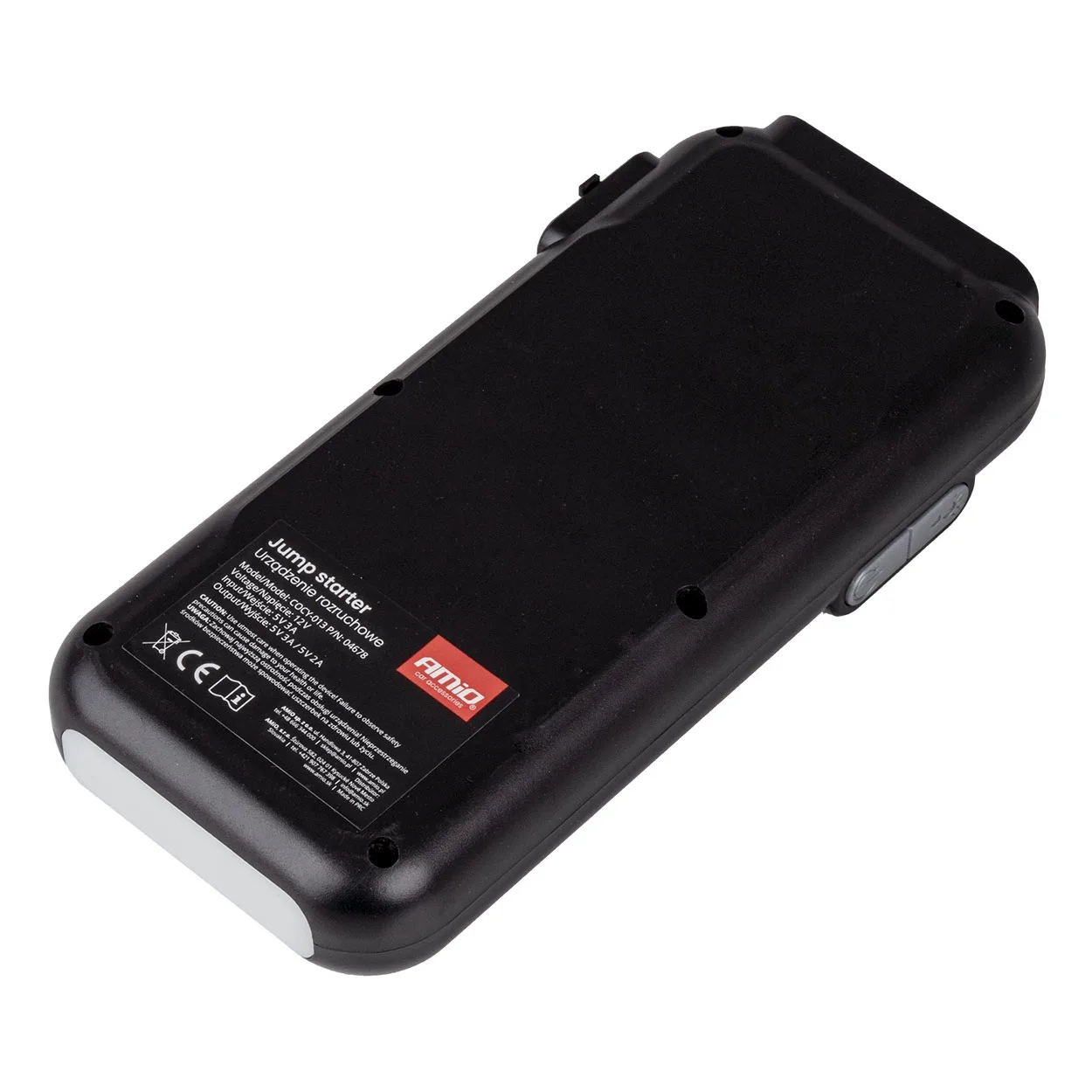 Urządzenie rozruchowe 3w1 booster powerbank latarka LED 12V 12Ah - Amio | zdjęcie 7 z 9 | A04678 | Motofarma.pl