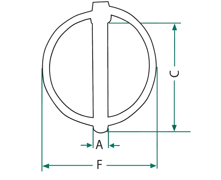 Zawleczka zatrzaskowa 12 mm