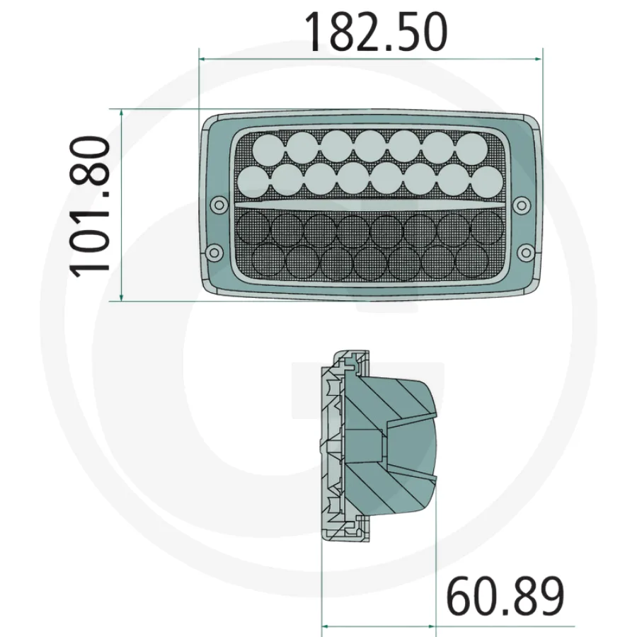 LAMPA ROBOCZA LED GRANIT 7070010292 – MOCNE ŚWIATŁO DO MASZYN