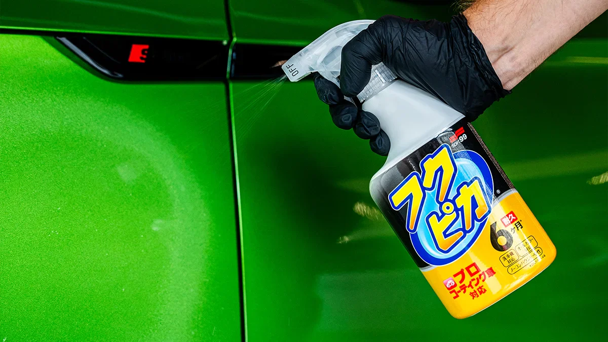 Płynny wosk Soft99 FUKUPIKA quick detailer szybki połysk  mikrofibra GRATIS
