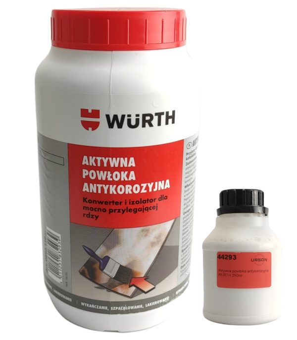 Wurth Aktywna Powłoka Antykorozyjna 250ml - Konwerter Rdzy