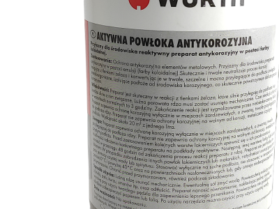 Aktywna powłoka antykorozyjna WURTH 1L