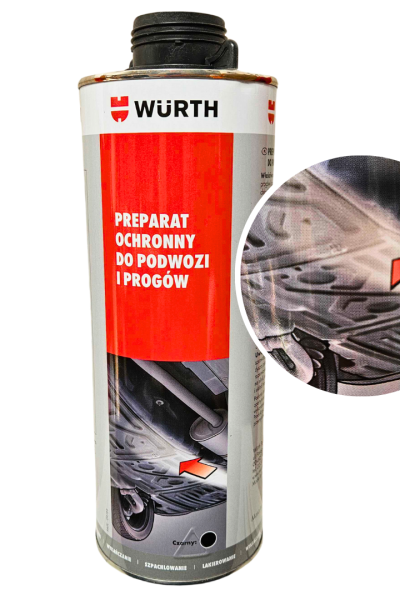 Wurth Preparat Ochronny do Podwozi Czarny 1kg - Baranek
