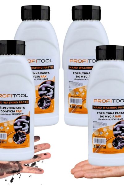 Żelowa Pasta do Mycia Rąk PROFITOOL 500ml x4 – Niebieska, Do Warsztatu i Garażu