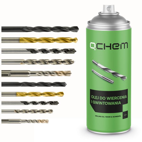 QCHEM olej do wiercenia i gwintowania 400ml – chłodziwo do metalu