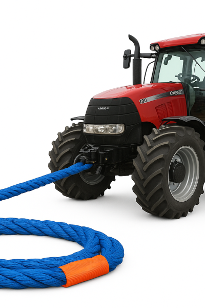 Lina holownicza z włókien syntetycznych uciąg 56T długość 6m z atestem, Teger