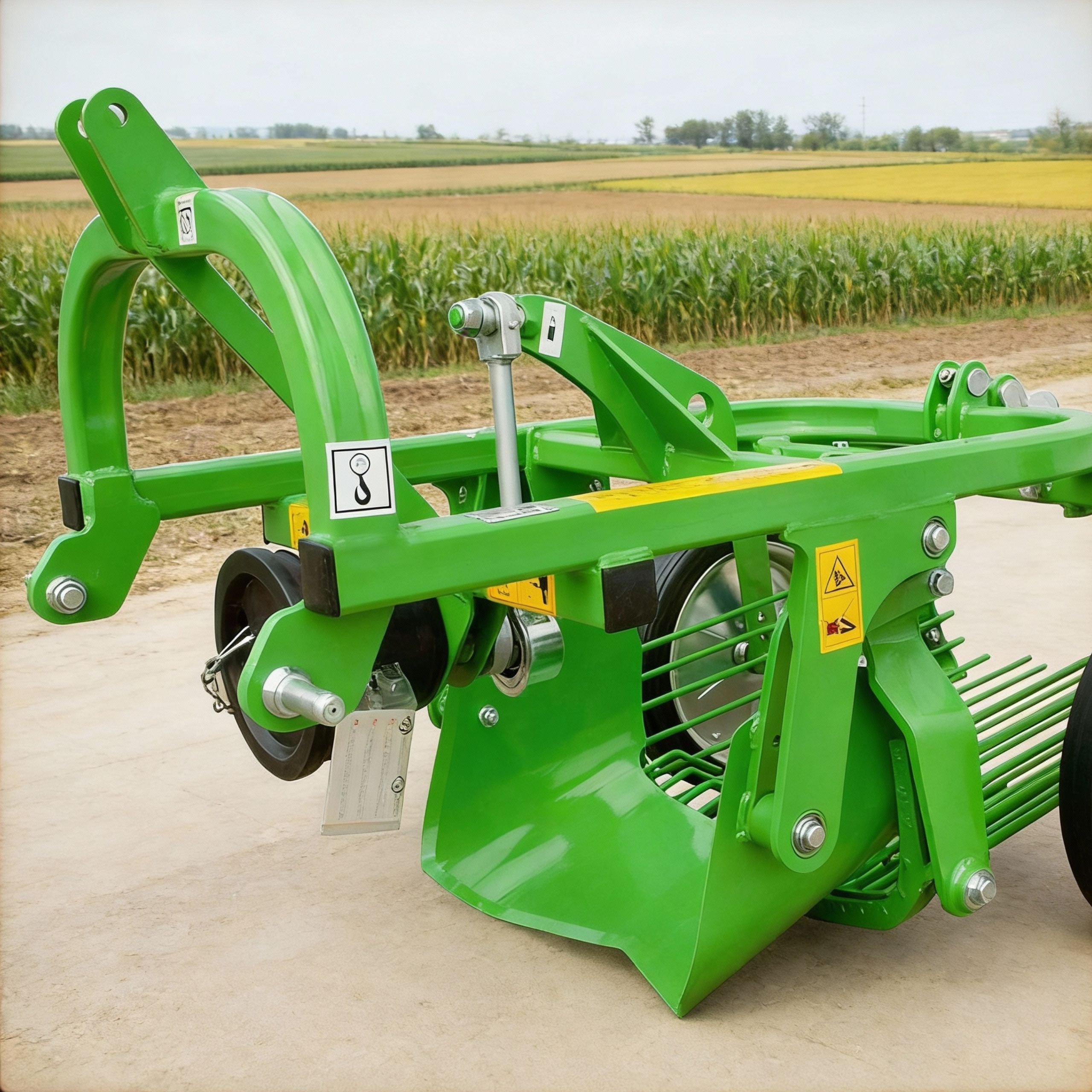 Kopaczka wibracyjna z wrzutem do tyłu