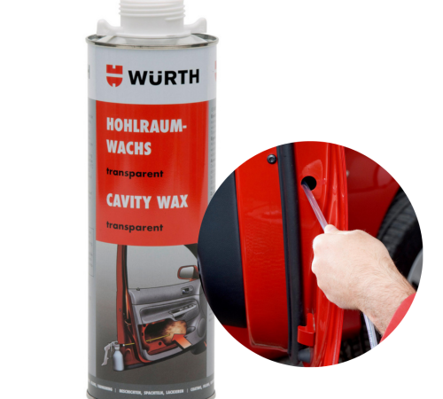 Ochrona antykorozyjna Wurth 0892082 - wosk do profili zamkniętych, drzwi, progów.